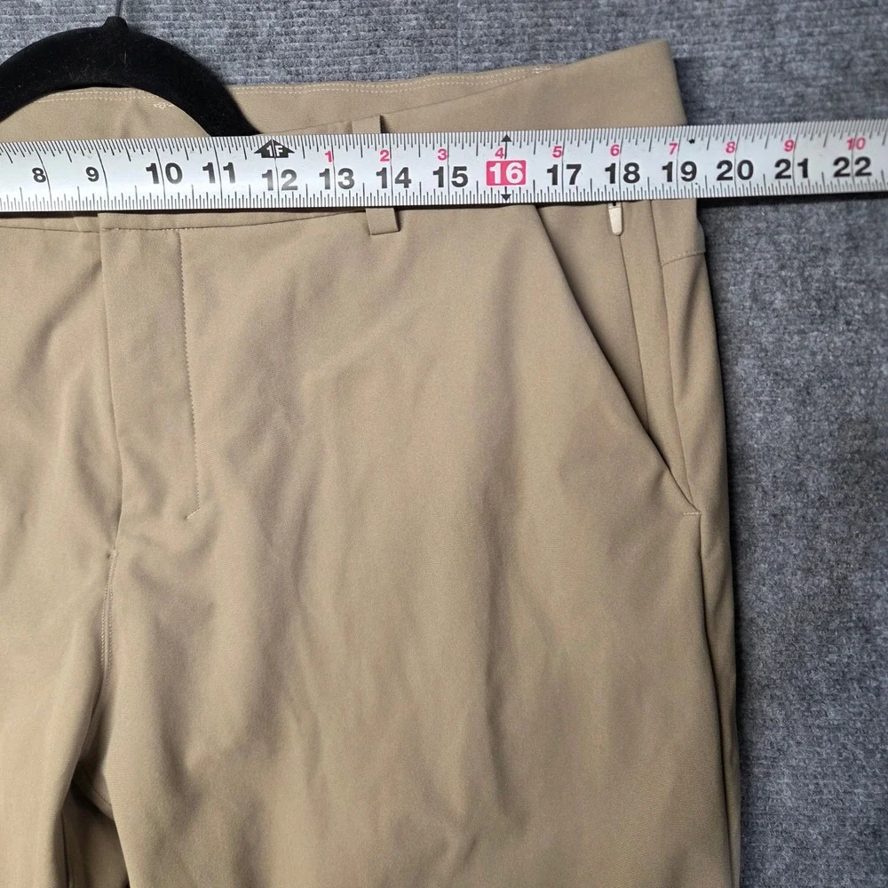 Lululemon Commission Golf Pants Mens 38 Khaki Tan 33 Inseam Technical Trousers